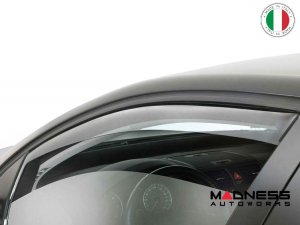 FIAT 500 Side Window Air Deflectors - Farad